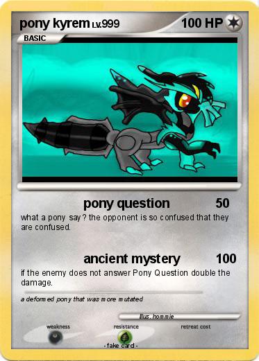 Pokemon pony kyrem