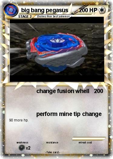 Pokemon big bang pegasus