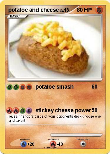 Pokemon potatoe and cheese