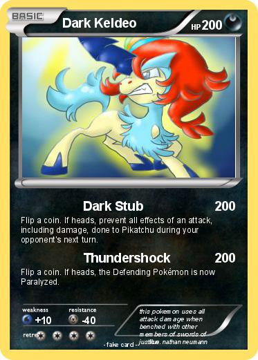 Pokemon Dark Keldeo
