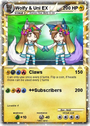 Pokemon Wolfy & Uni EX