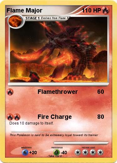 Pokemon Flame Major