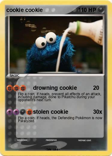 Pokemon cookie cookie