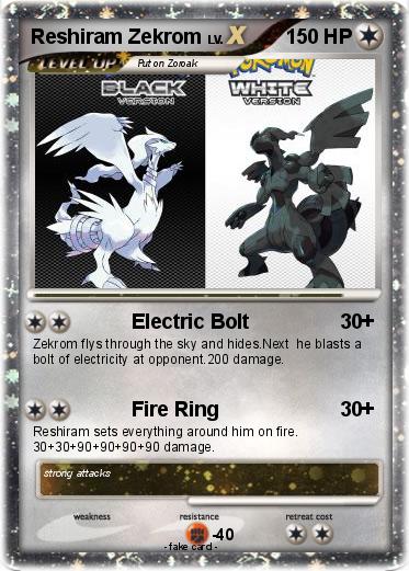 Pokemon Reshiram Zekrom