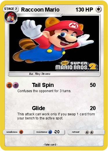 Pokemon Raccoon Mario