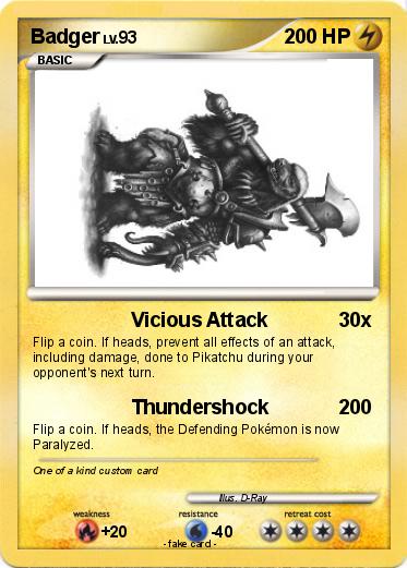 Pokemon Badger
