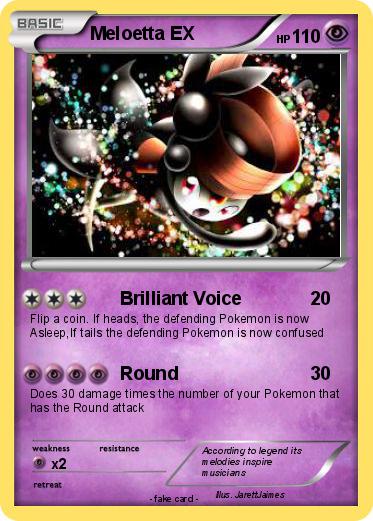 Pokemon Meloetta EX