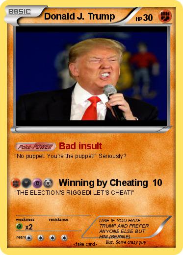 Pokemon Donald J. Trump