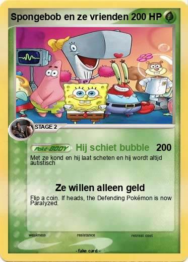 Pokemon Spongebob en ze vrienden