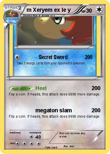 Pokemon m Xeryem ex le y