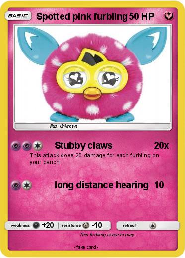 Pokemon Spotted pink furbling