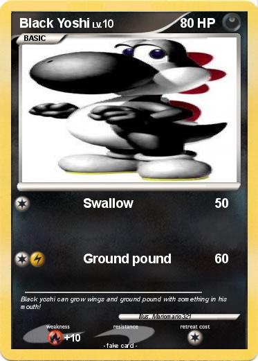 Pokemon Black Yoshi