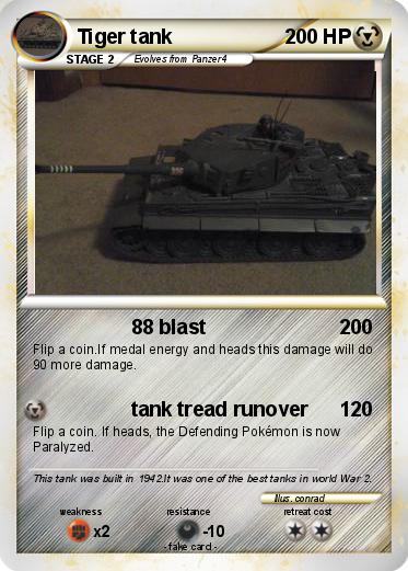 Pokemon Tiger tank
