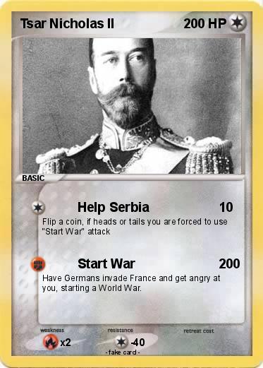 Pokemon Tsar Nicholas II