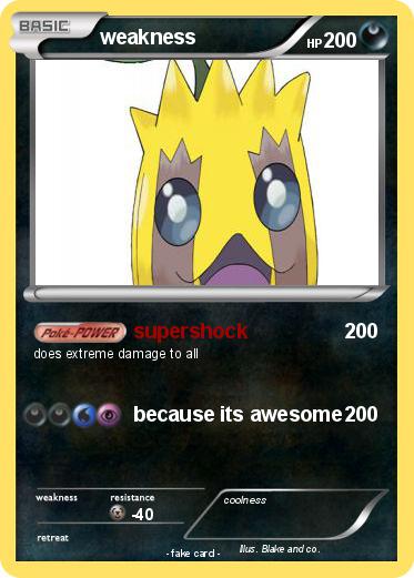 Pokemon weakness