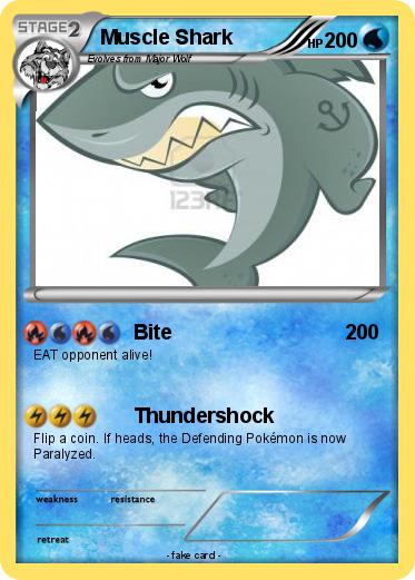 Pokemon Muscle Shark