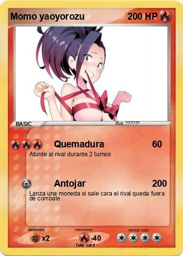 Pokemon Momo yaoyorozu