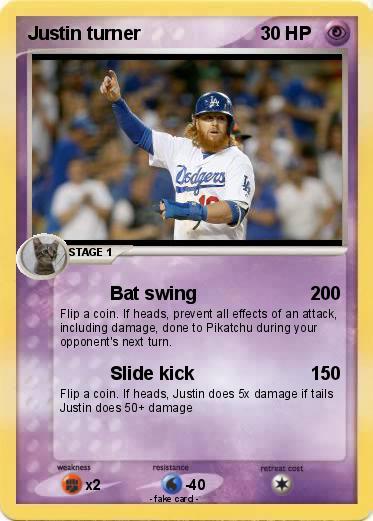 Pokemon Justin turner