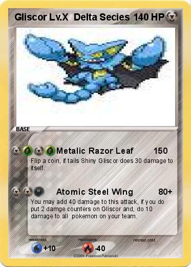 Pokemon Gliscor Lv.X  Delta Secies