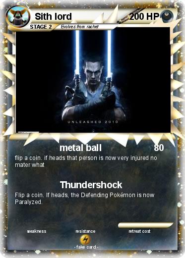 Pokemon Sith lord
