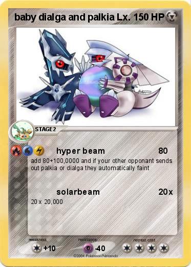 Pokemon baby dialga and palkia Lx.