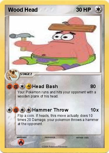 Pokemon Wood Head