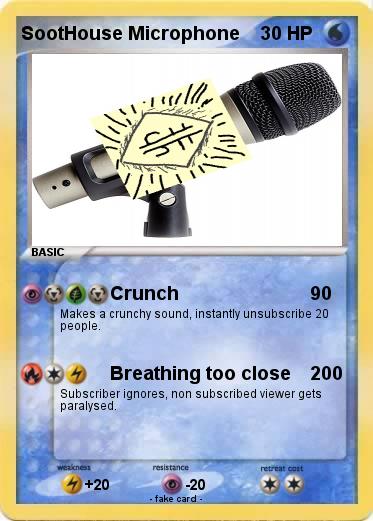 Pokemon SootHouse Microphone