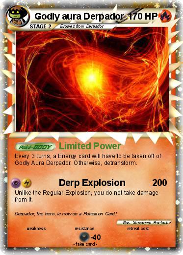 Pokemon Godly aura Derpador