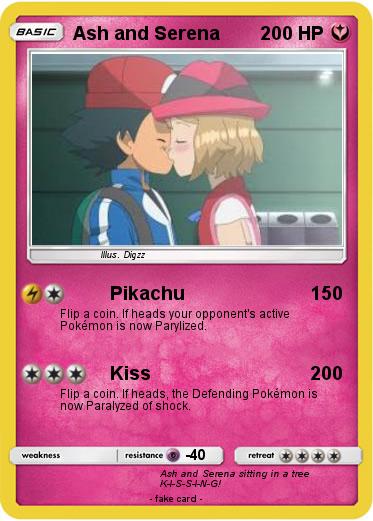 Pokemon Ash and Serena