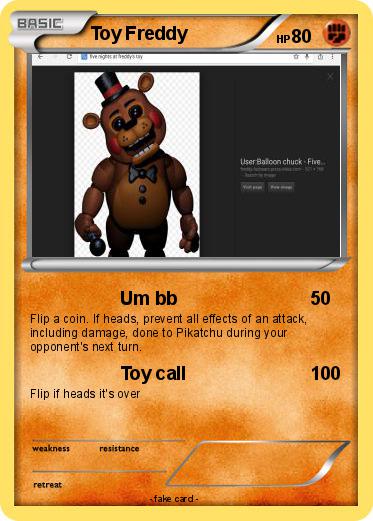 Pokemon Toy Freddy