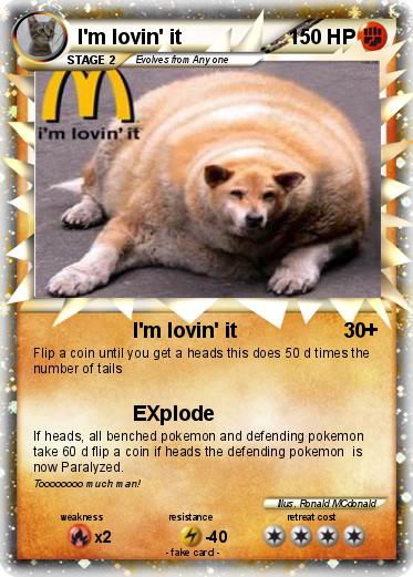 Pokemon I'm lovin' it