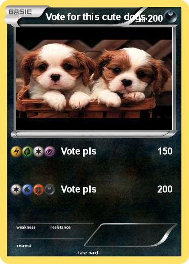 Pokemon Vote for this cute dogs