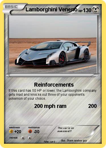 Pokemon Lamborghini Veneno