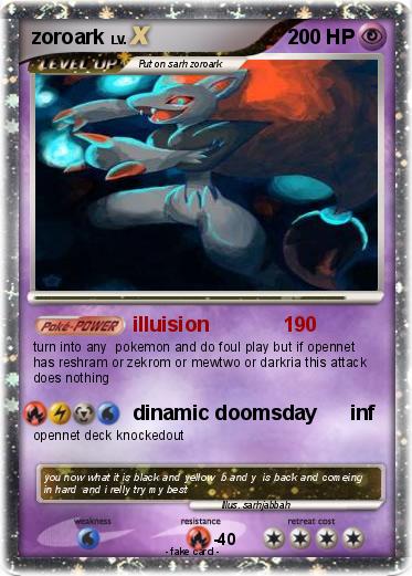 Pokemon zoroark