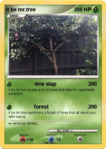 Pokemon it be mr.tree