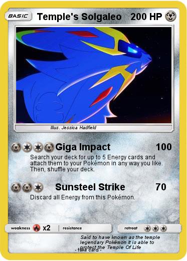 Pokemon Temple's Solgaleo