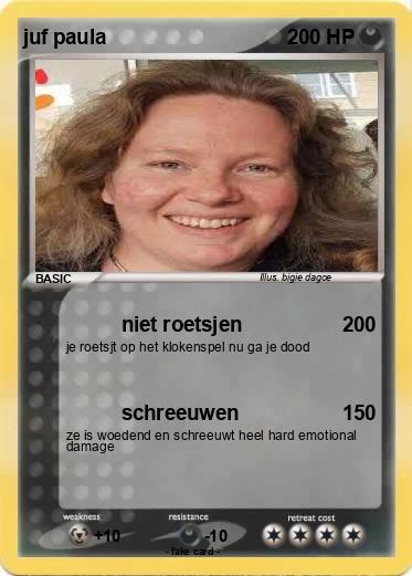 Pokemon juf paula