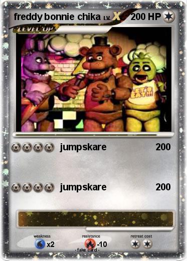 Pokemon freddy bonnie chika