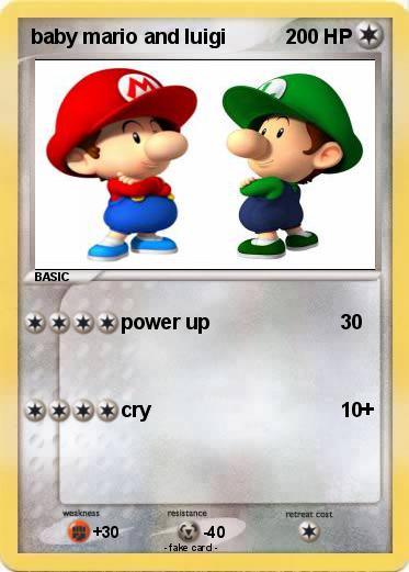 Pokemon baby mario and luigi