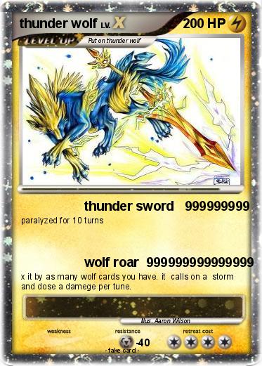 Pokemon thunder wolf