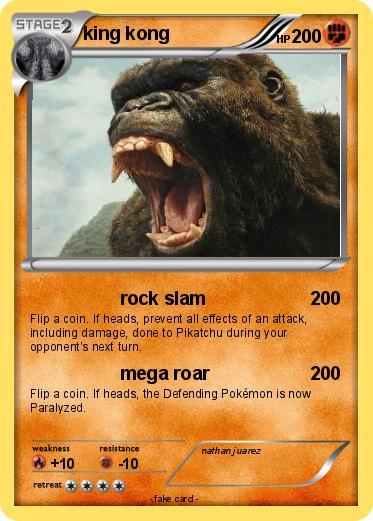 Pokemon king kong