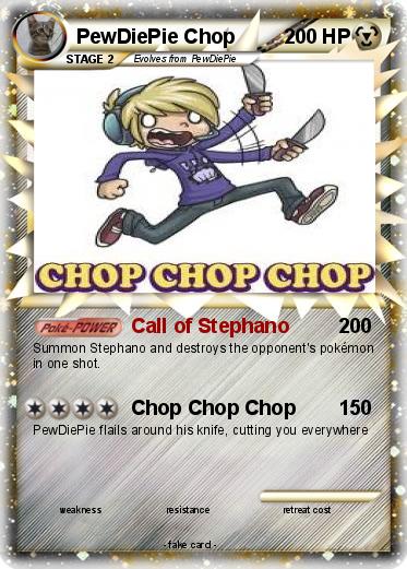 Pokemon PewDiePie Chop