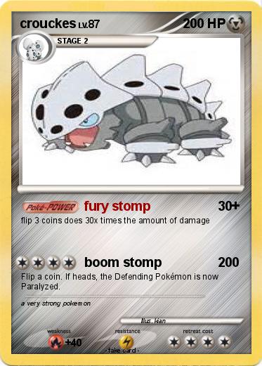 Pokemon crouckes