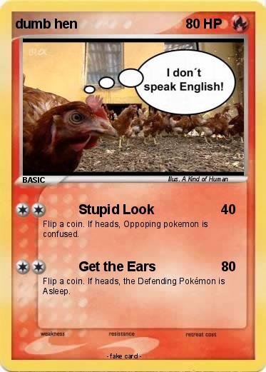 Pokemon dumb hen