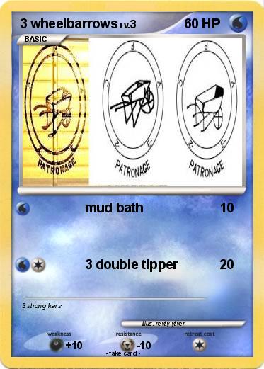 Pokemon 3 wheelbarrows