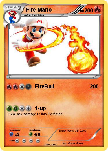 Pokemon Fire Mario