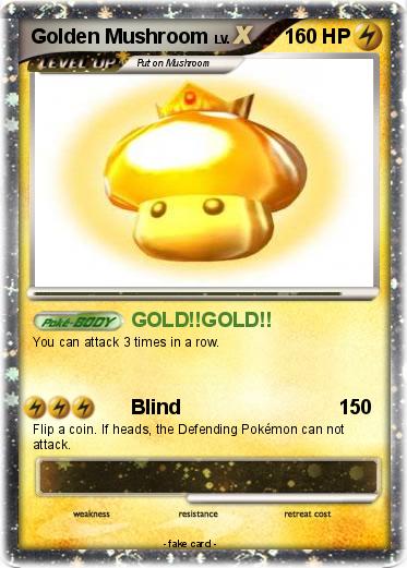 Pokemon Golden Mushroom