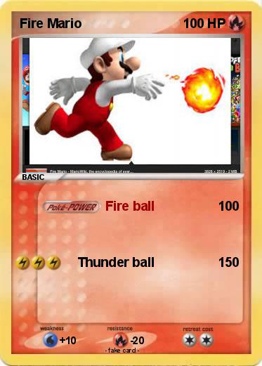 Pokemon Fire Mario