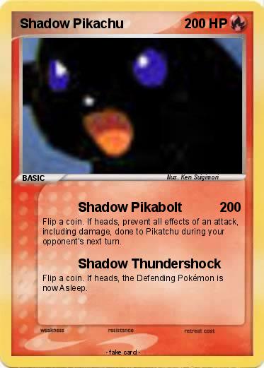 Pokemon Shadow Pikachu