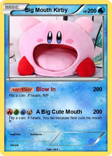 Pokemon Big Mouth Kirby